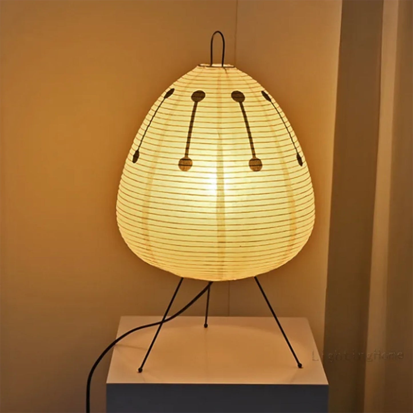 Japanese Floor Lamp – Rice Paper Lighting for Cozy Home and Office Decor
