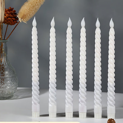 LED Candles Set of 6 – Realistic Flameless Wireless Candles for Home Decor