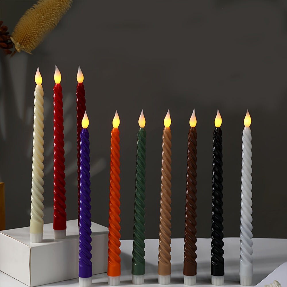 LED Candles Set of 6 – Realistic Flameless Wireless Candles for Home Decor
