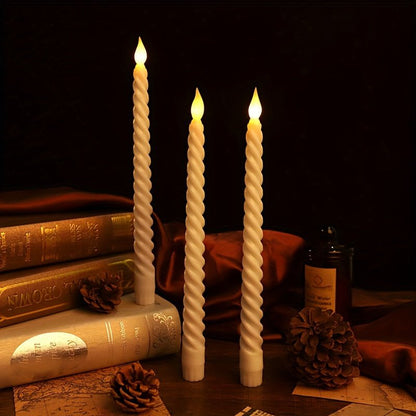 LED Candles Set of 6 – Realistic Flameless Wireless Candles for Home Decor