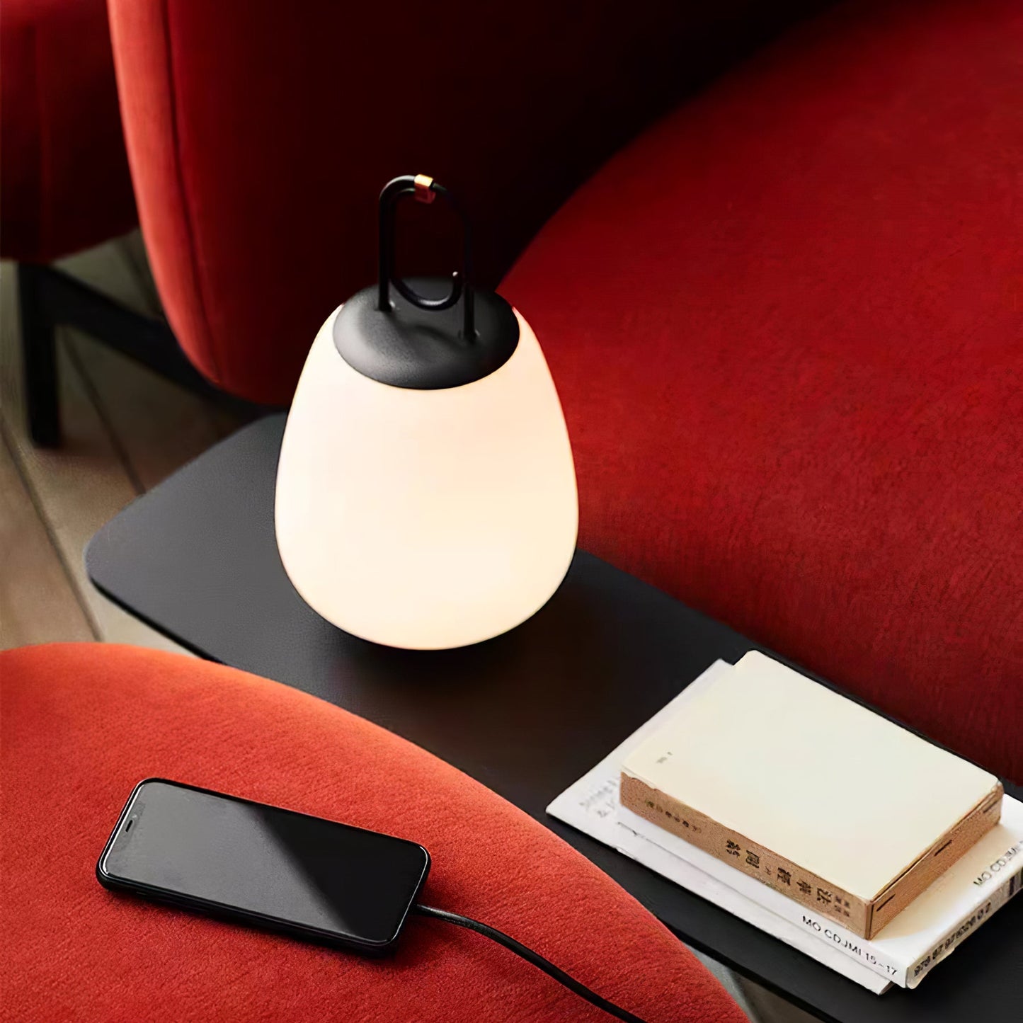 Portable Table Lamp – Elegant Design for Home Office, Warm LED Lighting