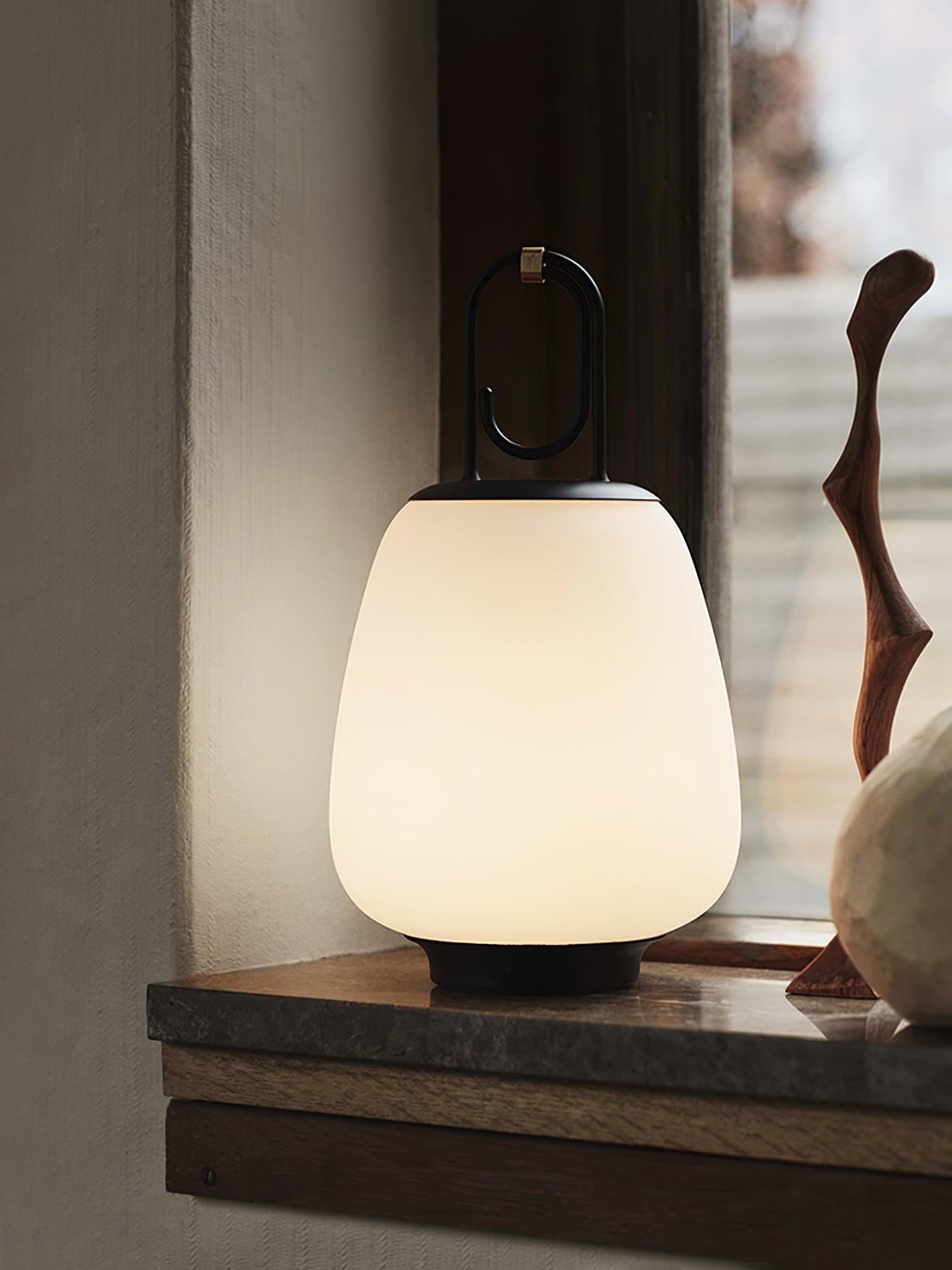 Portable Table Lamp – Elegant Design for Home Office, Warm LED Lighting