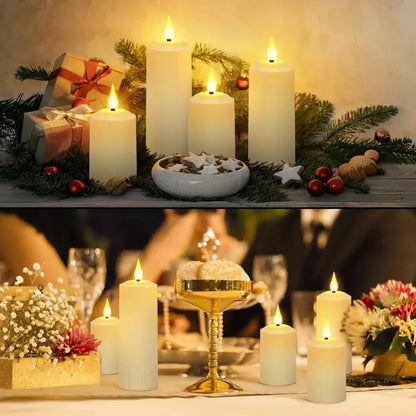 Waterproof LED Candles with Remote – Elegant Home Decor for Parties & Events
