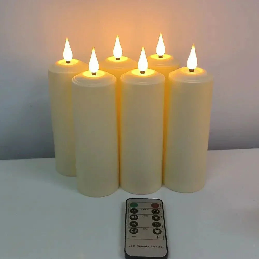 Waterproof LED Candles with Remote – Elegant Home Decor for Parties & Events