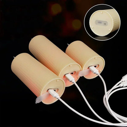 Waterproof LED Candles with Remote – Elegant Home Decor for Parties & Events