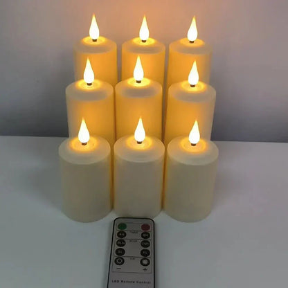 Waterproof LED Candles with Remote – Elegant Home Decor for Parties & Events