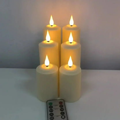 Waterproof LED Candles with Remote – Elegant Home Decor for Parties & Events