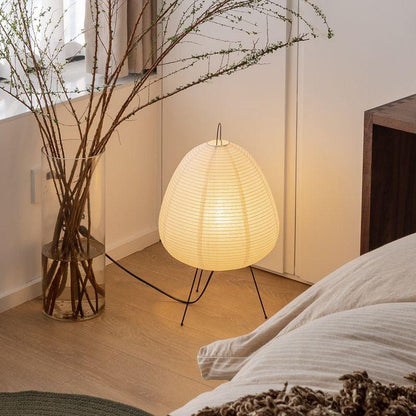 Japanese Floor Lamp – Rice Paper Lighting for Cozy Home and Office Decor